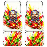 MLK Black Excellence Car Mats Martin Luther King Jr Colorful Abstract Watercolor