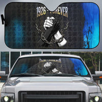 1926 Forever Black History Month Auto Sun Shade Broken Chains Freedom Adinkra Symbol