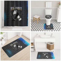 1926 Forever Black History Month Bathroom Set Broken Chains Freedom Adinkra Symbol