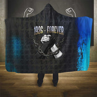 1926 Forever Black History Month Hooded Blanket Broken Chains Freedom Adinkra Symbol