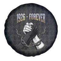 1926 Forever Black History Month Spare Tire Cover Broken Chains Freedom Adinkra Symbol