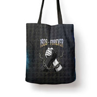 1926 Forever Black History Month Tote Bag Broken Chains Freedom Adinkra Symbol