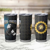 1926 Forever Black History Month Tumbler Cup Broken Chains Freedom Adinkra Symbol