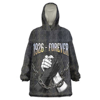 1926 Forever Black History Month Wearable Blanket Hoodie Broken Chains Freedom Adinkra Symbol