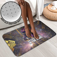 Afrofuturism Legacy Beyond Bathroom Set African Astronaut Galaxy Mask