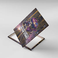 Afrofuturism Legacy Beyond Canvas Wall Art African Astronaut Galaxy Mask