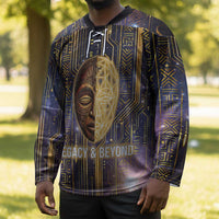 Afrofuturism Legacy Beyond Hockey Jersey African Astronaut Galaxy Mask