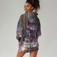 Afrofuturism Legacy Beyond Hoodie Dress African Astronaut Galaxy Mask