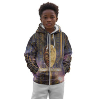 Afrofuturism Legacy Beyond Kid Hoodie African Astronaut Galaxy Mask