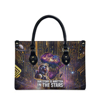 Afrofuturism Legacy Beyond Leather Bag African Astronaut Galaxy Mask