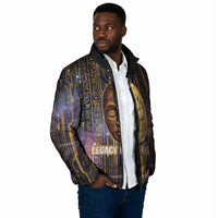Afrofuturism Legacy Beyond Padded Jacket African Astronaut Galaxy Mask