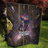 Afrofuturism Legacy Beyond Quilt African Astronaut Galaxy Mask