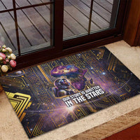 Afrofuturism Legacy Beyond Rubber Doormat African Astronaut Galaxy Mask