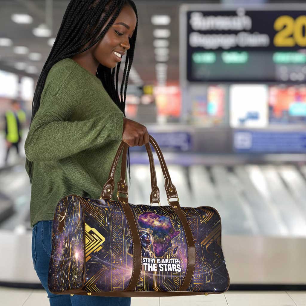 Afrofuturism Legacy Beyond Travel Bag African Astronaut Galaxy Mask