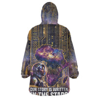 Afrofuturism Legacy Beyond Wearable Blanket Hoodie African Astronaut Galaxy Mask