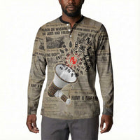 Louder Than Silence African Button Sweatshirt Civil Rights News Megaphone