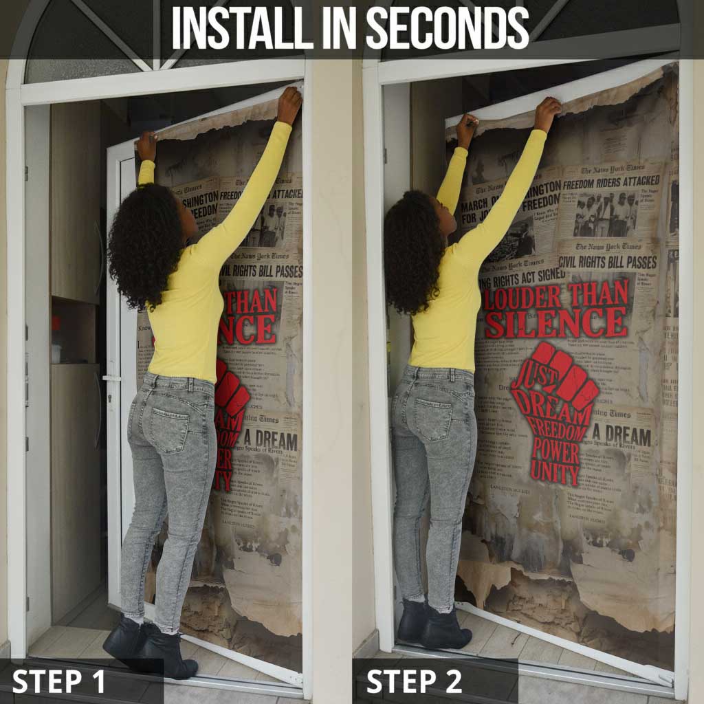 Louder Than Silence African Door Cover Civil Rights News Megaphone