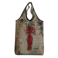 Louder Than Silence African Grocery Bag Civil Rights News Megaphone