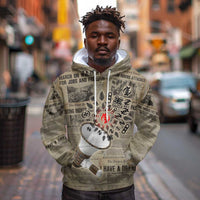 Louder Than Silence African Hoodie Civil Rights News Megaphone