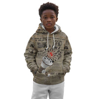 Louder Than Silence African Kid Hoodie Civil Rights News Megaphone