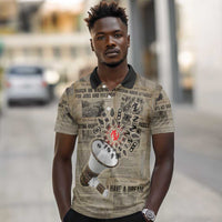 Louder Than Silence African Polo Shirt Civil Rights News Megaphone