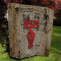 Louder Than Silence African Quilt Civil Rights News Megaphone