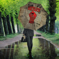 Louder Than Silence African Umbrella Civil Rights News Megaphone