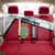 Denmark Back Car Seat Cover Danish Coat of Arms, National Flag, Bold Scandinavian Heritage Design