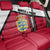 Denmark Back Car Seat Cover Danish Coat of Arms, National Flag, Bold Scandinavian Heritage Design