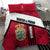 Denmark Bedding Set Danish Coat of Arms, National Flag, Bold Scandinavian Heritage Design