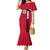 Denmark Family Matching Mermaid Dress and Hawaiian Shirt Danish Coat of Arms, National Flag, Bold Scandinavian Heritage Design