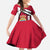 Denmark Family Matching Off Shoulder Maxi Dress and Hawaiian Shirt Danish Coat of Arms, National Flag, Bold Scandinavian Heritage Design