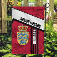 Denmark Garden Flag Danish Coat of Arms, National Flag, Bold Scandinavian Heritage Design