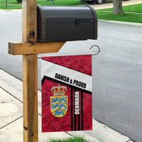 Denmark Garden Flag Danish Coat of Arms, National Flag, Bold Scandinavian Heritage Design