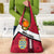 Denmark Grocery Bag Danish Coat of Arms, National Flag, Bold Scandinavian Heritage Design