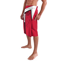 Denmark Lavalava Danish Coat of Arms, National Flag, Bold Scandinavian Heritage Design