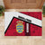 Denmark Rubber Doormat Danish Coat of Arms, National Flag, Bold Scandinavian Heritage Design