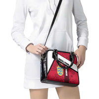 Denmark Shoulder Handbag Danish Coat of Arms, National Flag, Bold Scandinavian Heritage Design