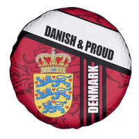 Denmark Spare Tire Cover Danish Coat of Arms, National Flag, Bold Scandinavian Heritage Design