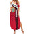 Denmark Summer Maxi Dress Danish Coat of Arms, National Flag, Bold Scandinavian Heritage Design