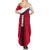 Denmark Summer Maxi Dress Danish Coat of Arms, National Flag, Bold Scandinavian Heritage Design