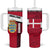 Denmark Tumbler With Handle Danish Coat of Arms, National Flag, Bold Scandinavian Heritage Design