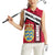 Denmark Women Sleeveless Polo Shirt Danish Coat of Arms, National Flag, Bold Scandinavian Heritage Design