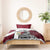 Denmark Bedding Set with The Little Mermaid Statue, Danish Folk Patterns, National Heritage Pride