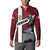 Denmark Button Sweatshirt with The Little Mermaid Statue, Danish Folk Patterns, National Heritage Pride