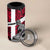 Denmark 4 in 1 Can Cooler Tumbler with The Little Mermaid Statue, Danish Folk Patterns, National Heritage Pride