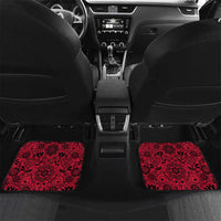 Denmark Car Mats with The Little Mermaid Statue, Danish Folk Patterns, National Heritage Pride