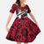 Denmark Family Matching Off Shoulder Maxi Dress and Hawaiian Shirt with The Little Mermaid Statue, Danish Folk Patterns, National Heritage Pride