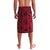 Denmark Lavalava with The Little Mermaid Statue, Danish Folk Patterns, National Heritage Pride