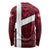 Denmark Long Sleeve Shirt with The Little Mermaid Statue, Danish Folk Patterns, National Heritage Pride